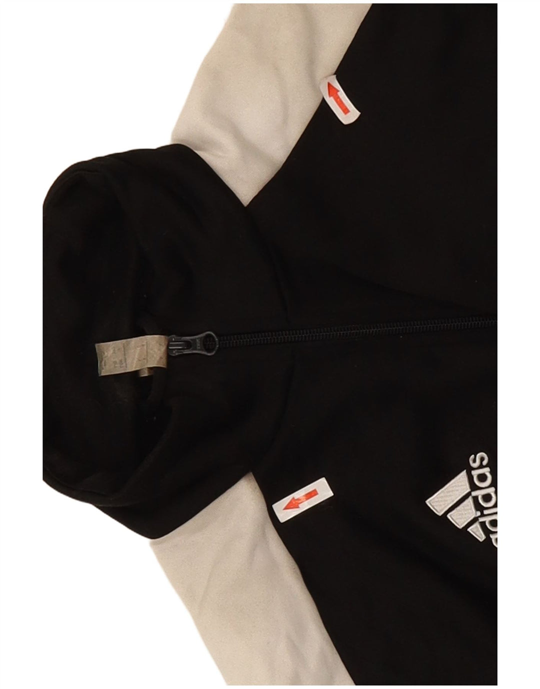 Adidas Mens Treino Top Jaqueta Grande Poliéster Colorblock Preto