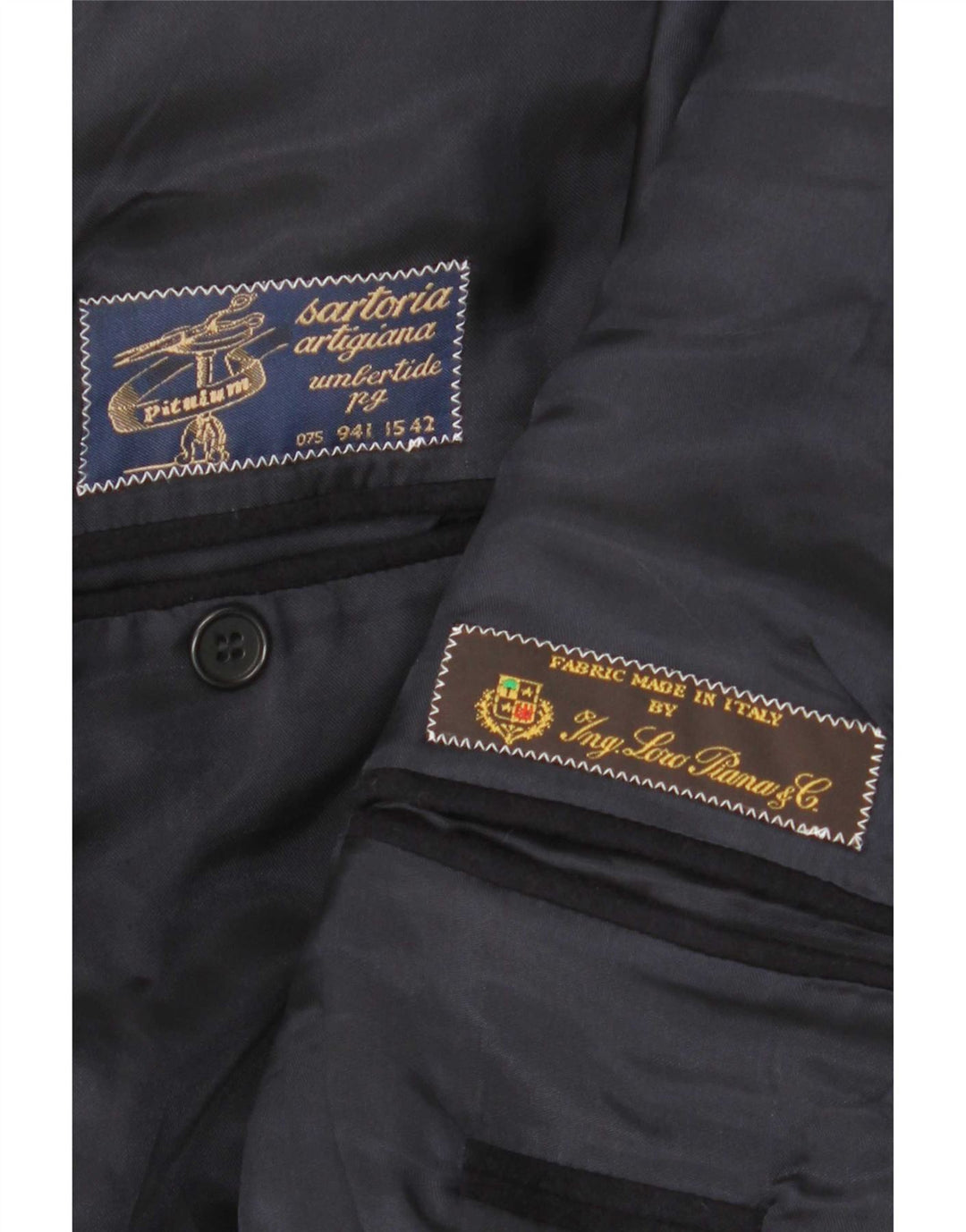 Jaqueta Blazer Masculina Ing Loro Piona & Co. Reino Unido 38 Médio Azul Marinho