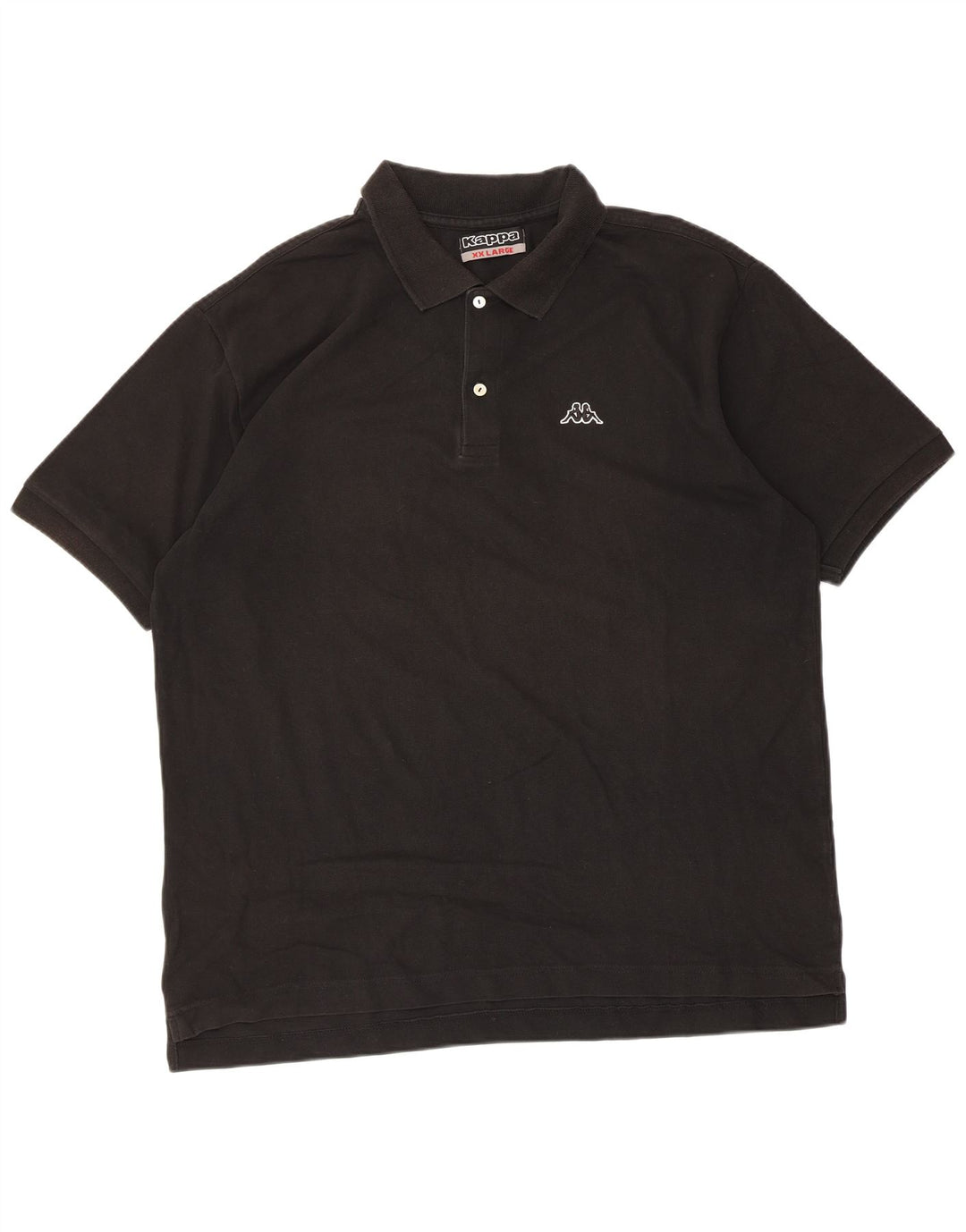 Camisa polo masculina Kappa 2XL algodão preto