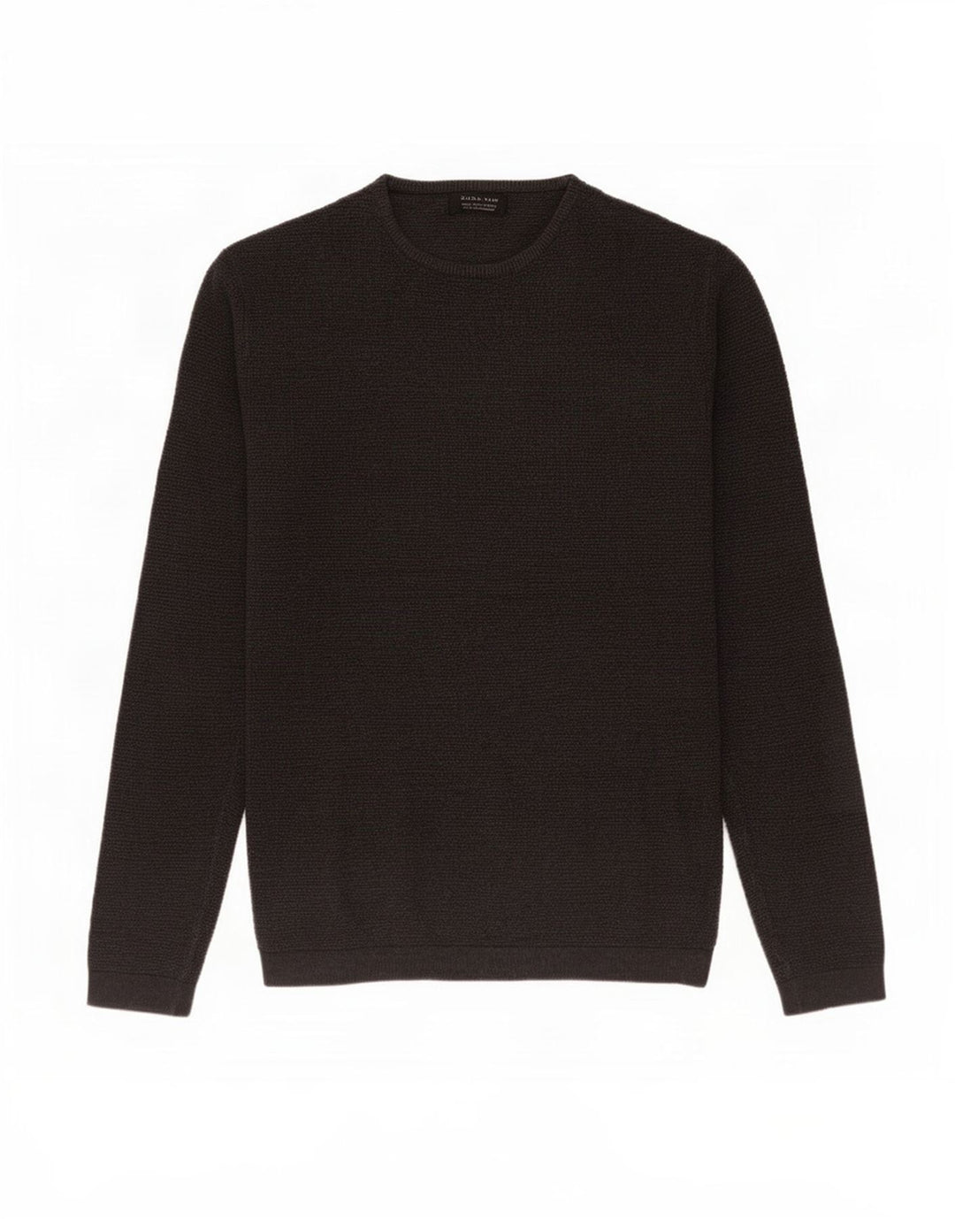 Zara Suéter masculino com gola redonda pequeno cinza