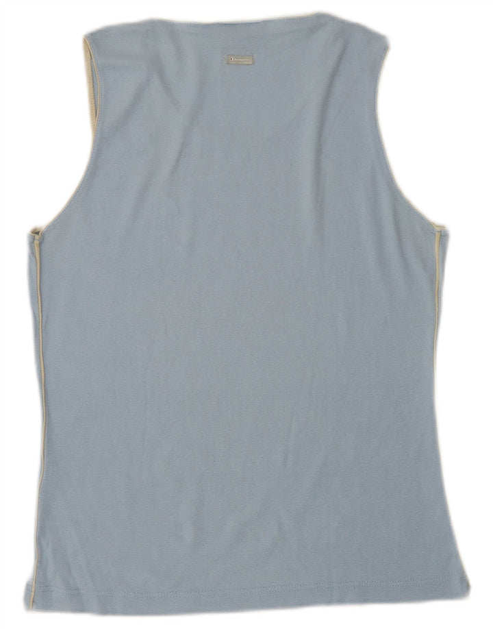 CHAMPION Colete feminino Top UK 18 XL algodão azul