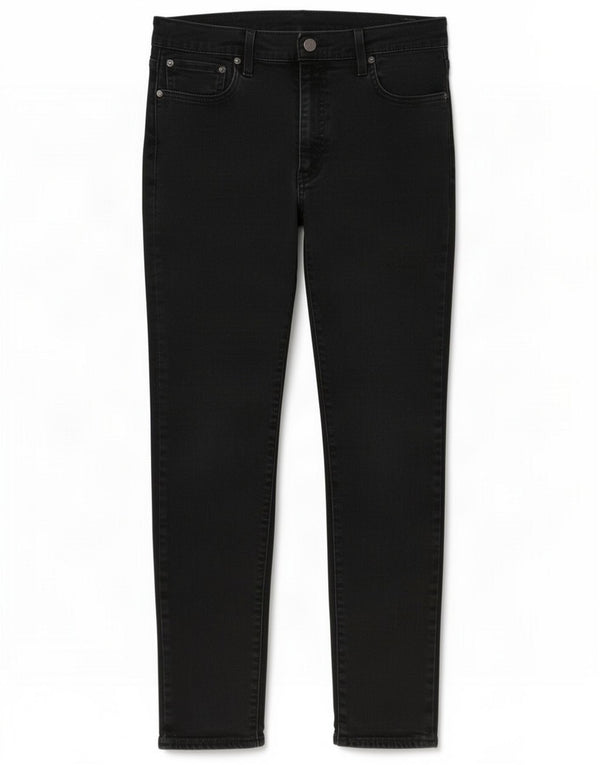 Calça jeans masculina Levi's 512 Slim Tapered W33 L32 algodão preto