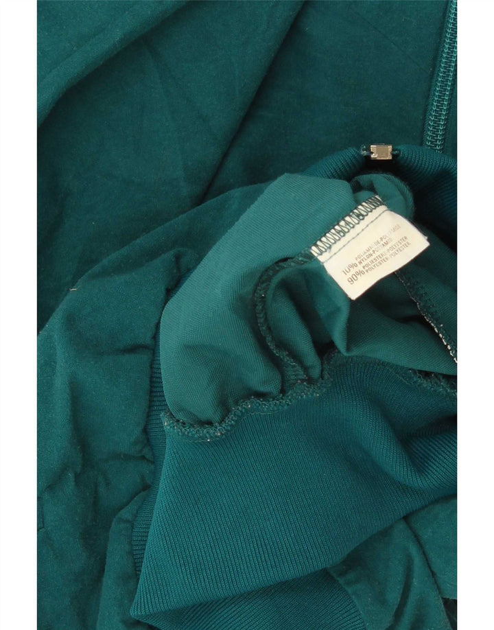 Asics Womens Tracksuit Top Jacket IT 46 Grande Verde Colourblock Retro