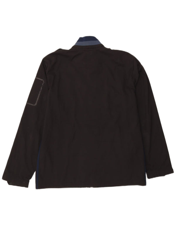 Adidas Mens Manchester United Windbreaker Jacket UK 40 Grande Preto