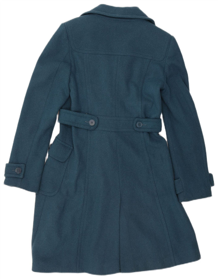 Sobretudo feminino Oasis UK 10 lã azul pequena