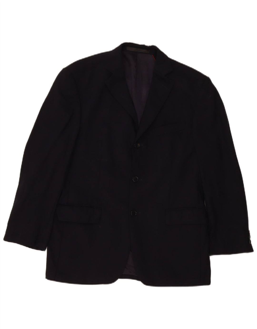 Jaqueta blazer masculina de 3 botões Marks & Spencer Reino Unido 38 médio azul marinho nova lã