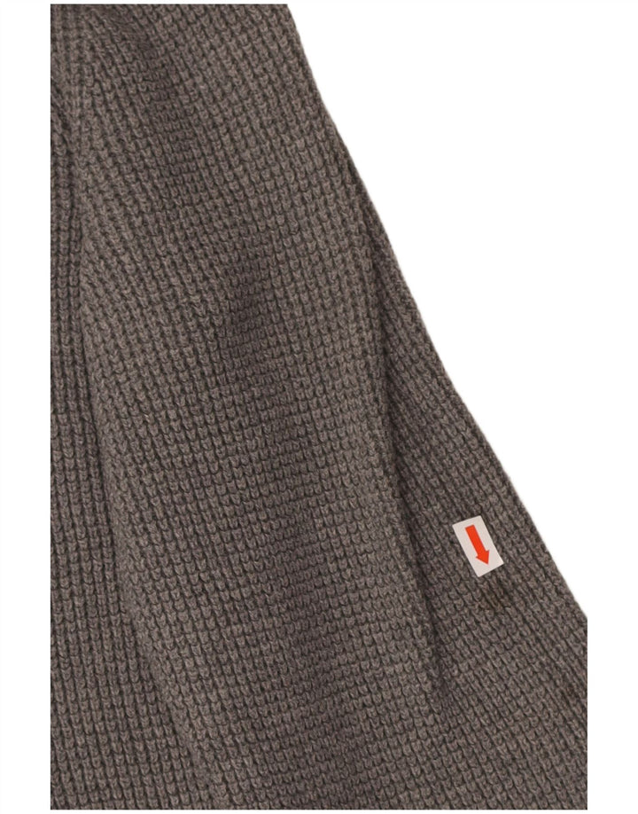 Suéter masculino ALL SAINTS com gola redonda e algodão cinza pequeno