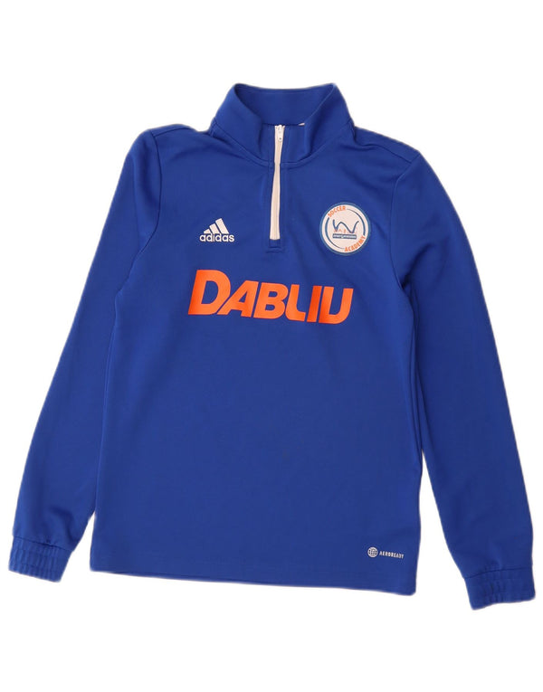 Top gráfico Adidas Boys Dabliu Soccer Academy manga comprida 11-12 anos azul