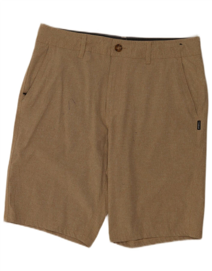 O'Neill Mens Chino Shorts W32 Poliéster Bege Médio