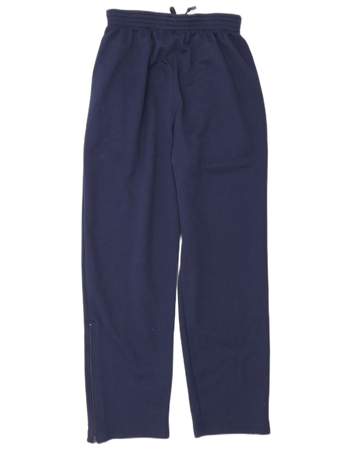 Calça de treino masculina Umbro pequena azul marinho poliéster