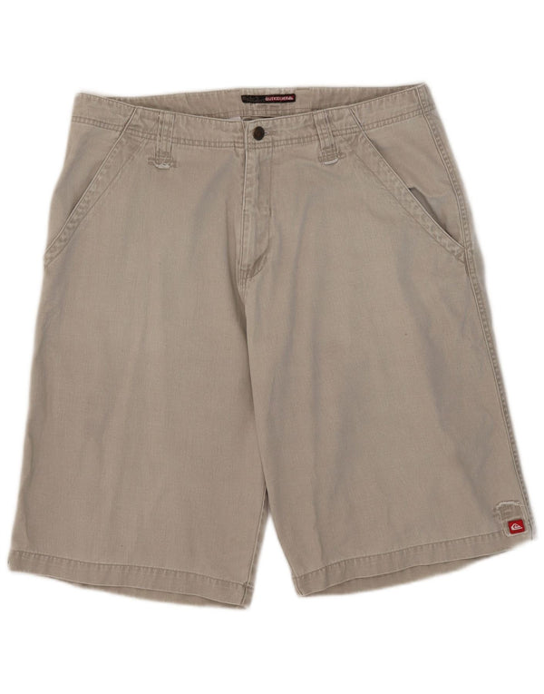 Quiksilver Mens Graphic Chino Shorts W35 Grande Bege