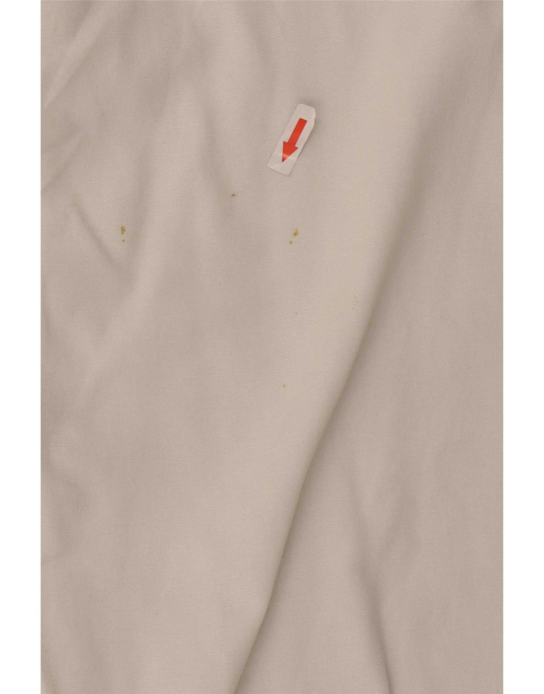 Camisa oversized feminina Zara UK 10 pequeno algodão branco