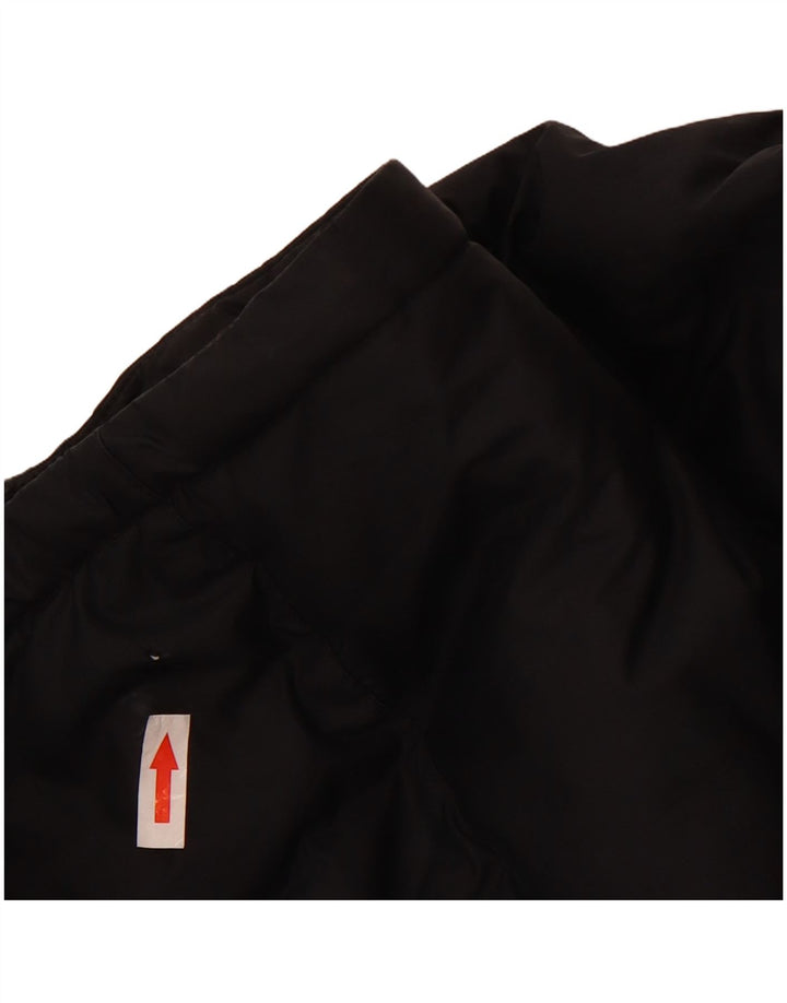 Jaqueta acolchoada com capuz Nike Boys 12-13 anos grande poliéster preto