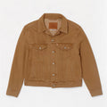 Jaqueta jeans masculina Levi's UK 36 algodão bege pequeno