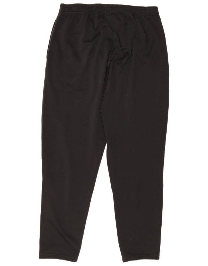 Calça de treino masculina Adidas grande poliéster preto