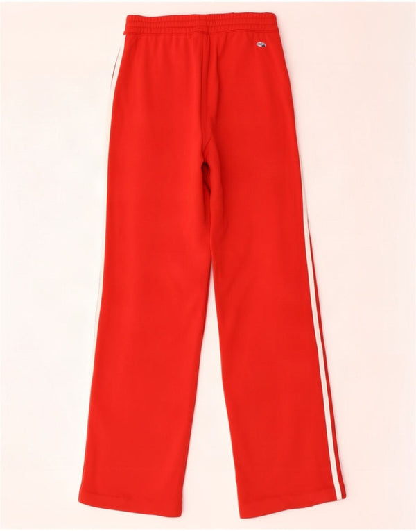Adidas Womens Clima 365 Tracksuit Pants Joggers UK 12 Médio Vermelho