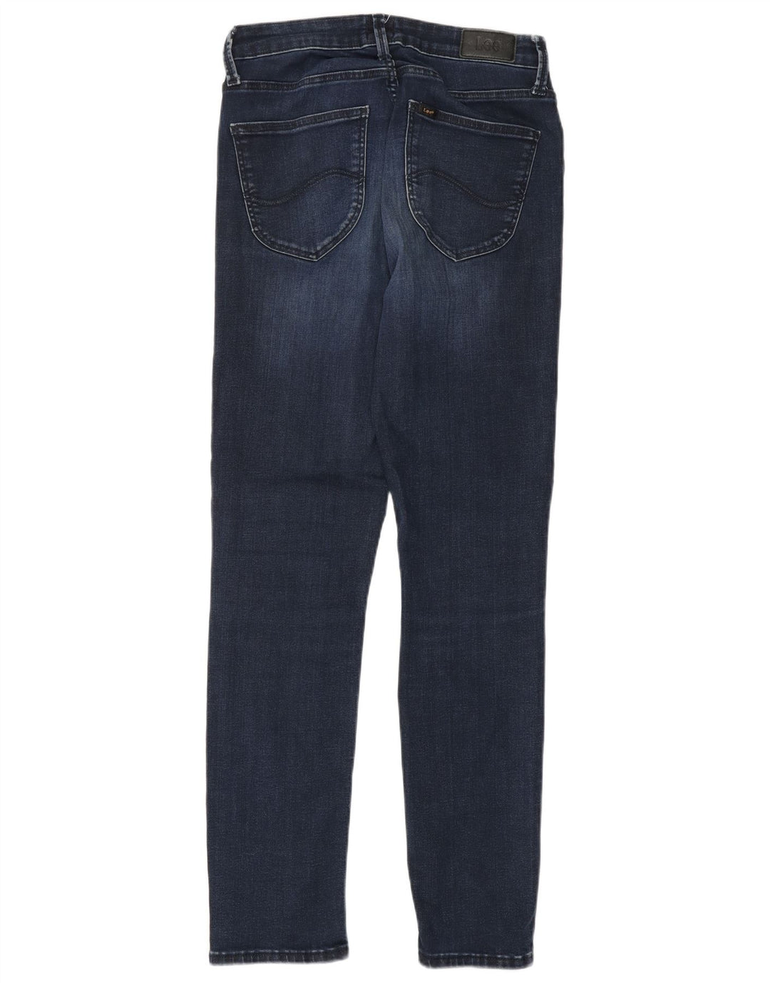 LEE Elly Slim Jeans Feminino W27 L31 Azul Marinho Algodão