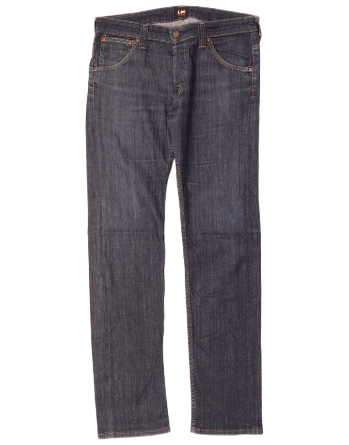 Lee Mens Powell Slim Jeans W34 L34 Azul Marinho Algodão