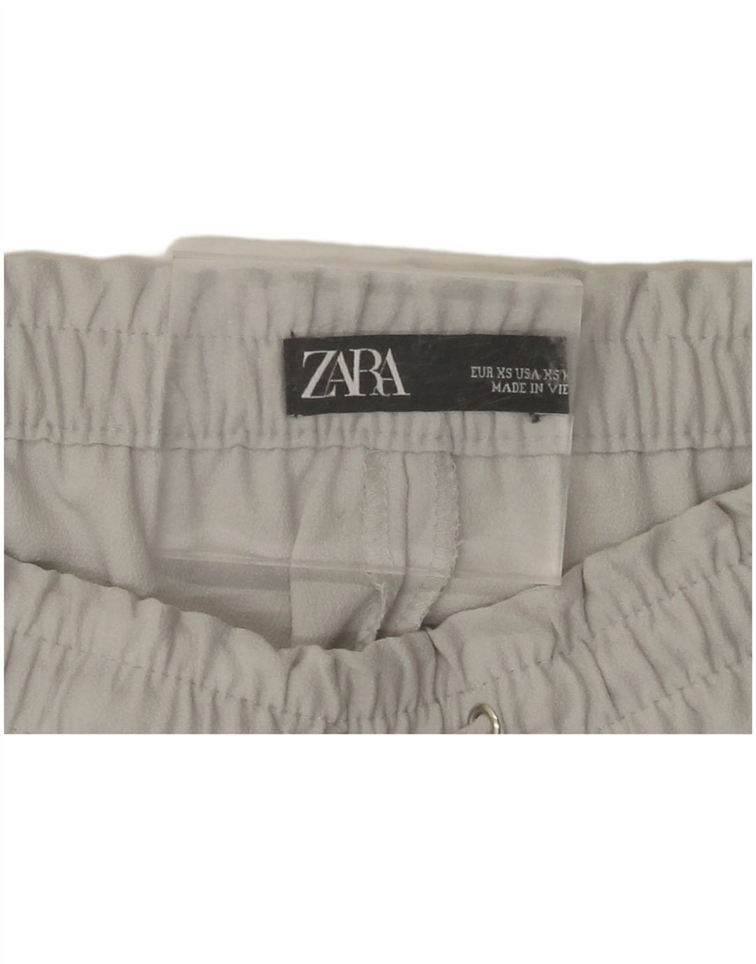 ZARA Calça Feminina Slim Cropped XS W24 L25 Cinza