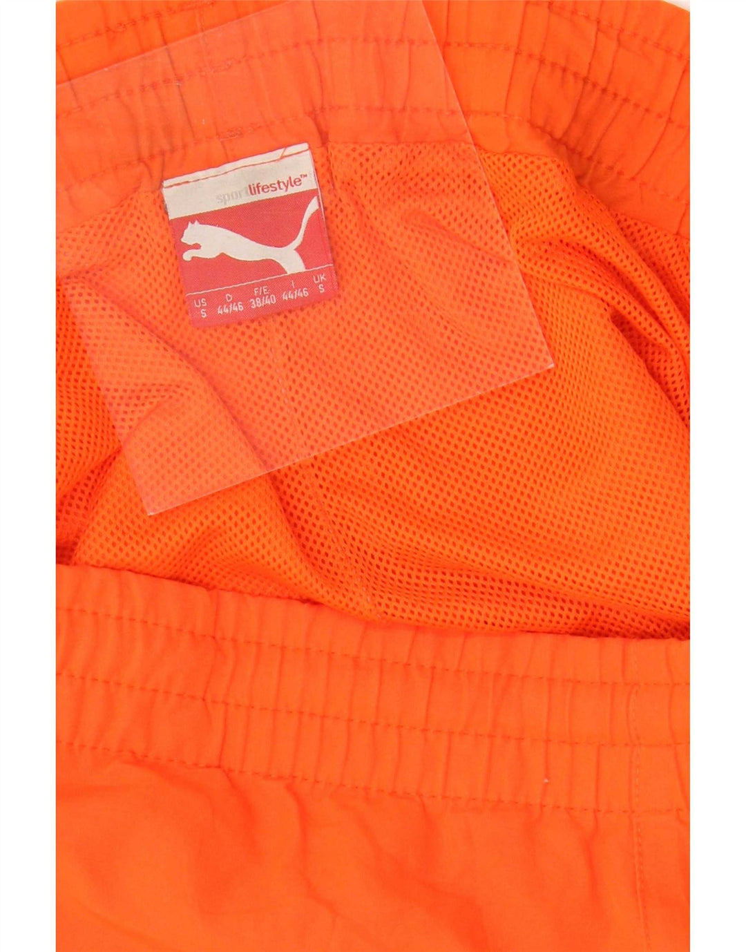 Shorts de natação masculino Puma pequeno laranja