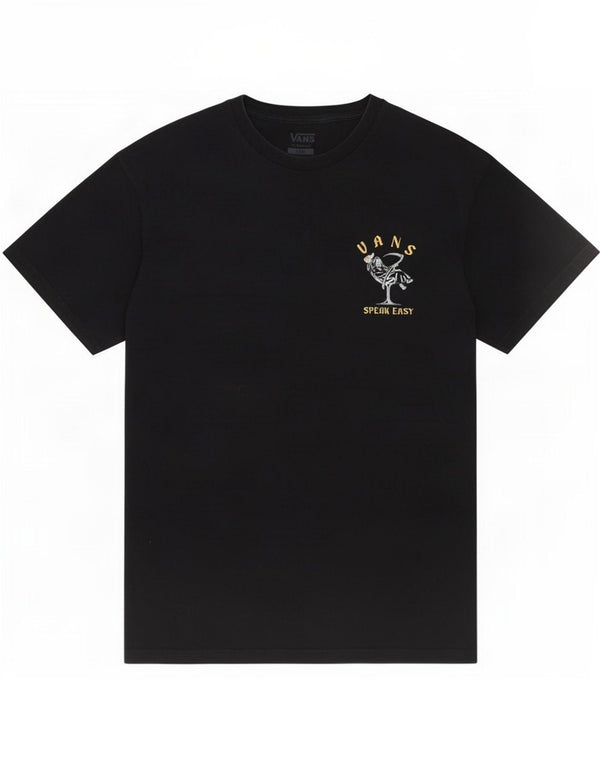 Camiseta Vans Masculina Classic Fit Graphic Top Grande Algodão Preto