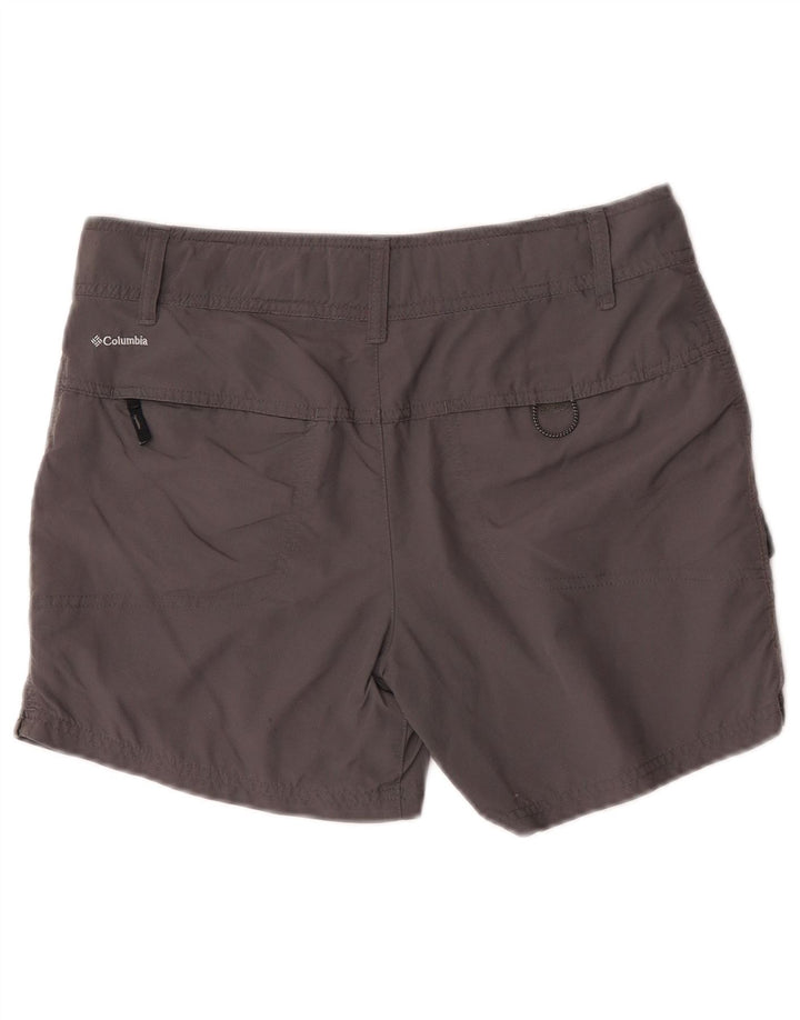 Shorts cargo feminino Columbia EU 36 pequeno W28 cinza nylon