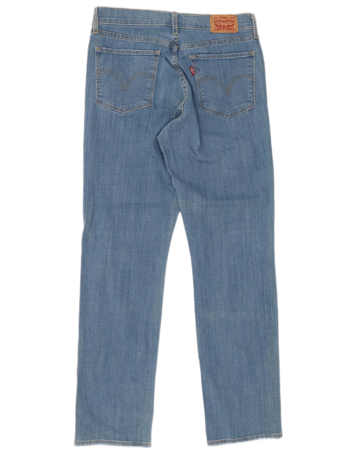 LEVI'S Jeans feminino clássico reto US 8 médio W29 L30 algodão azul