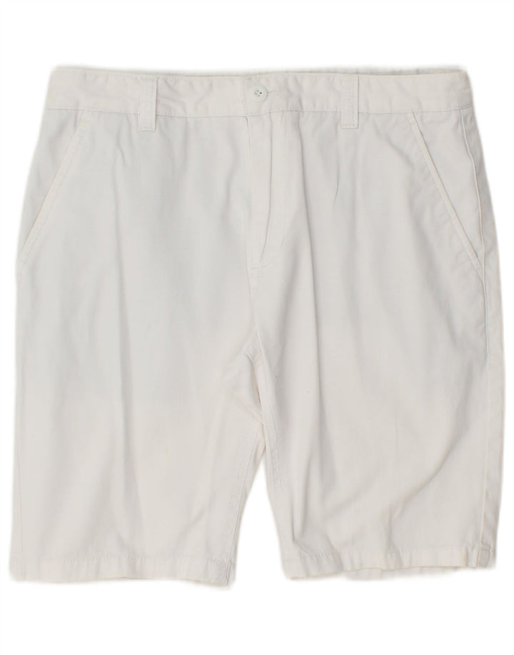 Shorts Chino Masculino VINTAGE IT 48 Médio W32 Algodão Branco