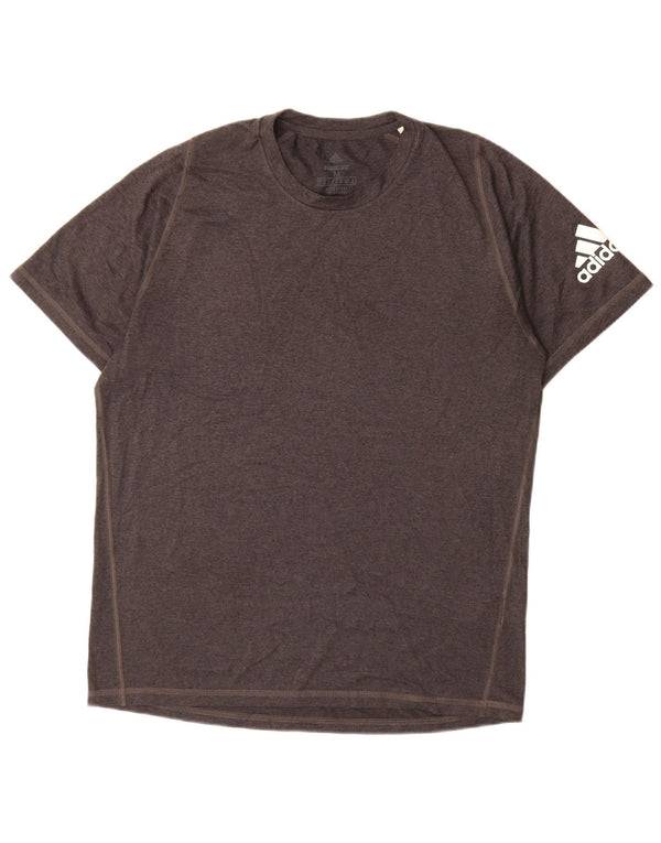 Adidas Mens Aeroready Camiseta Top Cinza Médio Poliéster