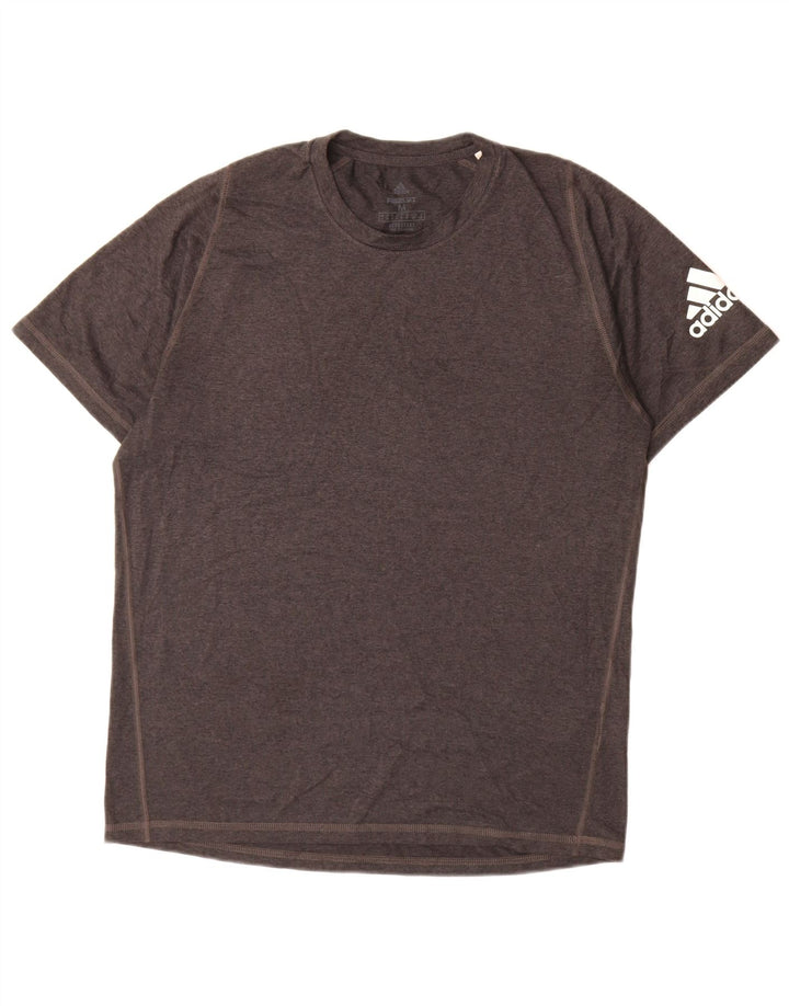 Adidas Mens Aeroready Camiseta Top Cinza Médio Poliéster