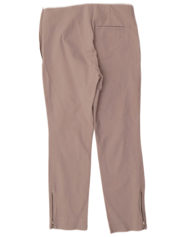 Calça feminina casual reta Cos EU 40 médio W28 L26 algodão cinza