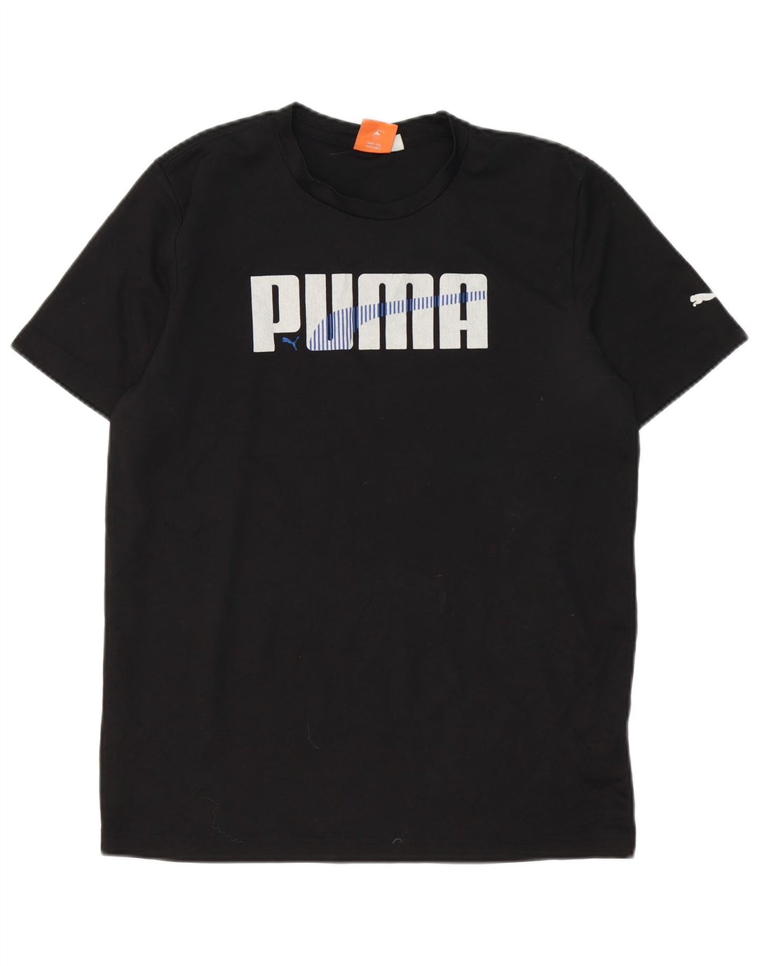 Puma Camiseta Masculina Graphic Top Pequeno Preto