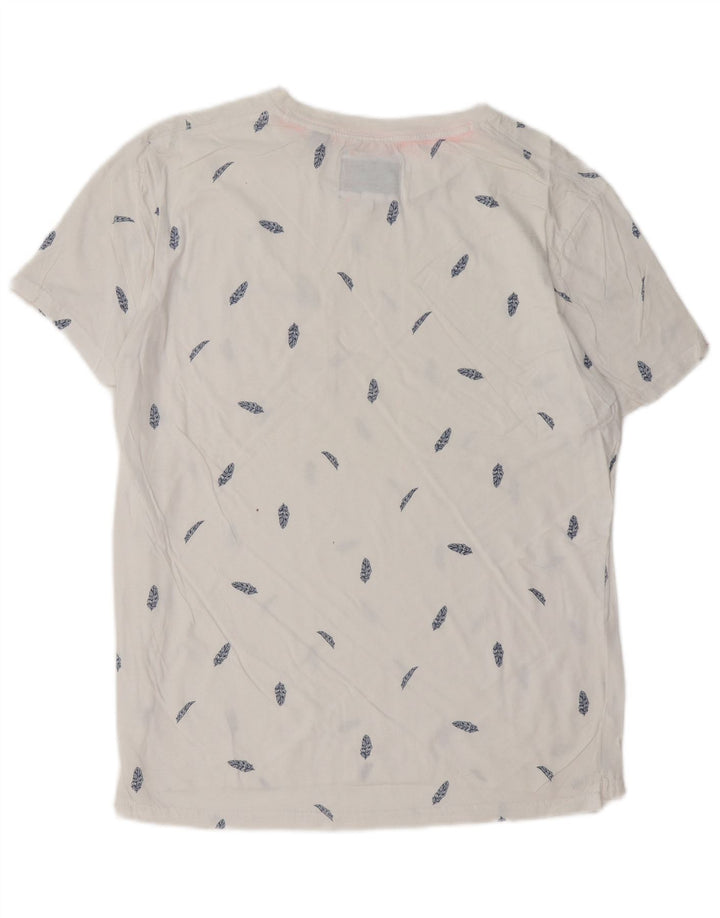 Camiseta gráfica masculina SUPERDRY grande branca