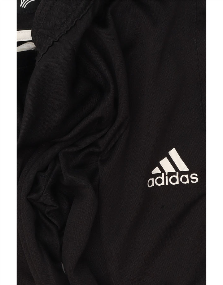 Calças de treino masculinas ADIDAS poliéster preto médio