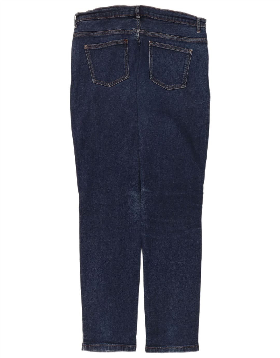 Jeans Marks & Spencer Regular Straight Feminino Reino Unido 16 Grande W34 L28 Azul Marinho