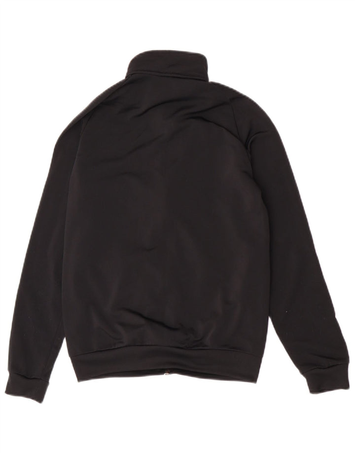 Casaco de treino Adidas Boys 11-12 anos preto poliéster