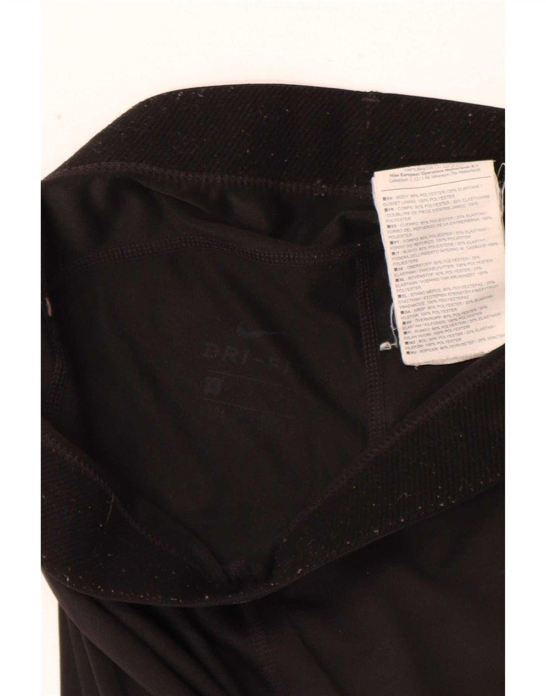 Leggings Nike Dri Fit Graphic UK 10 Pequeno Poliéster Preto