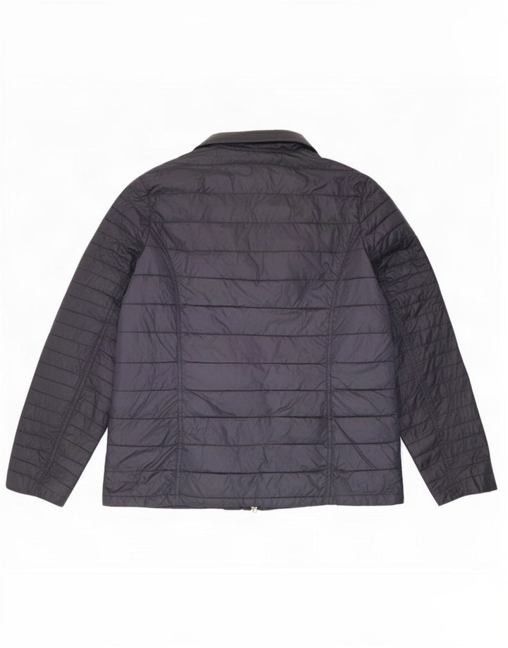 Jaqueta acolchoada feminina Barbour UK 16 grande azul marinho