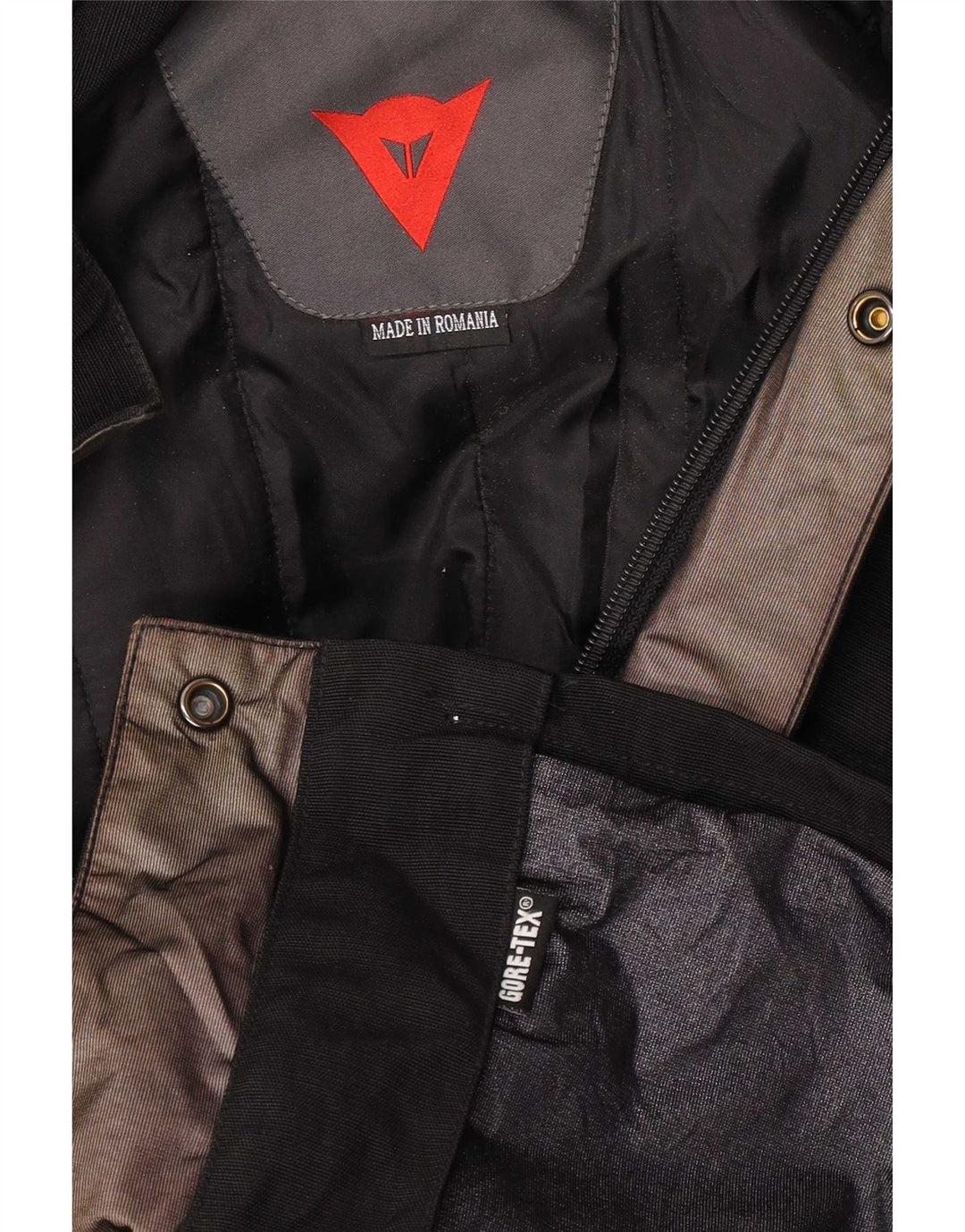 Jaqueta masculina Dainese Gore-Tex Racer UK 36 pequena preta