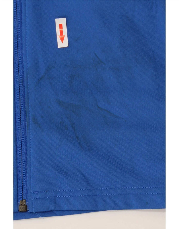Jaqueta Nike Mens Dri Fit Tracksuit Top Grande Azul Colorblock Poliéster