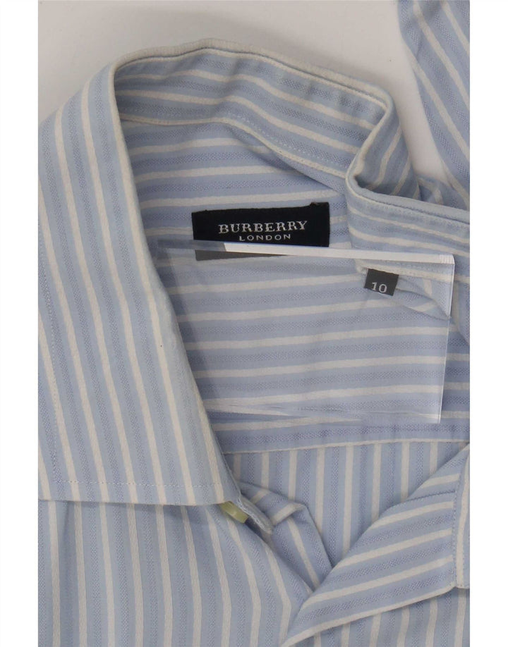Camisa masculina Burberry 2XL listra azul
