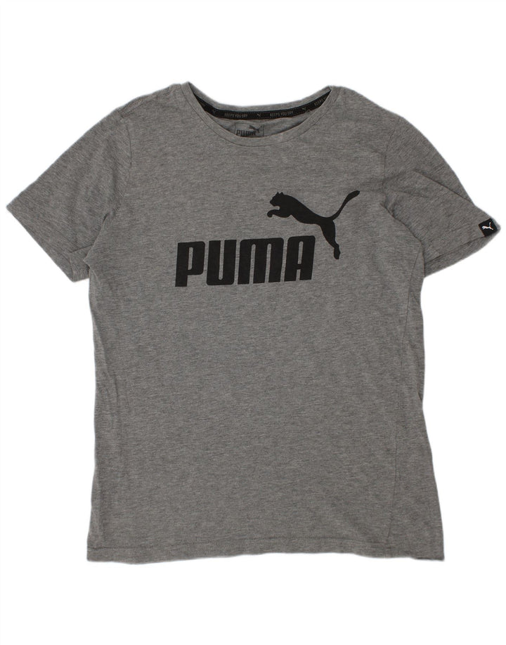 Top Puma Menino Graphic T-Shirt 11-12 Anos Cinzento
