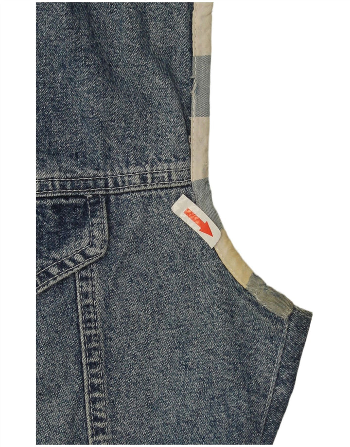 Colete jeans feminino Squaw UK 10 pequeno azul