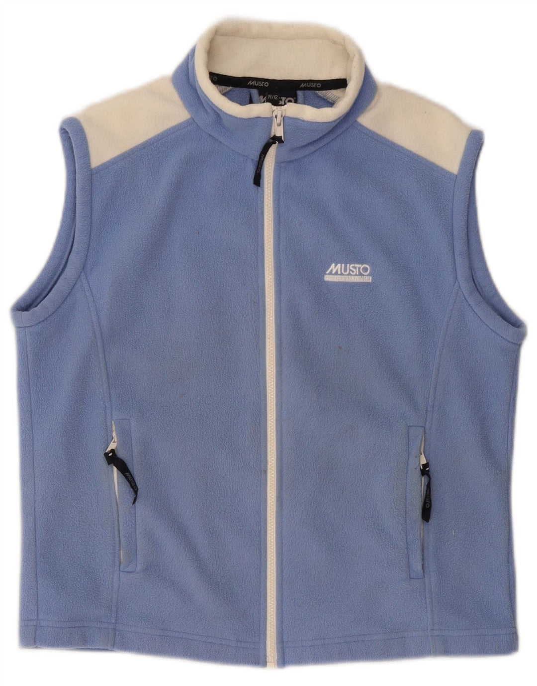Musto Boys Fleece Gilet 11-12 Anos Azul Médio Colourblock Poliéster