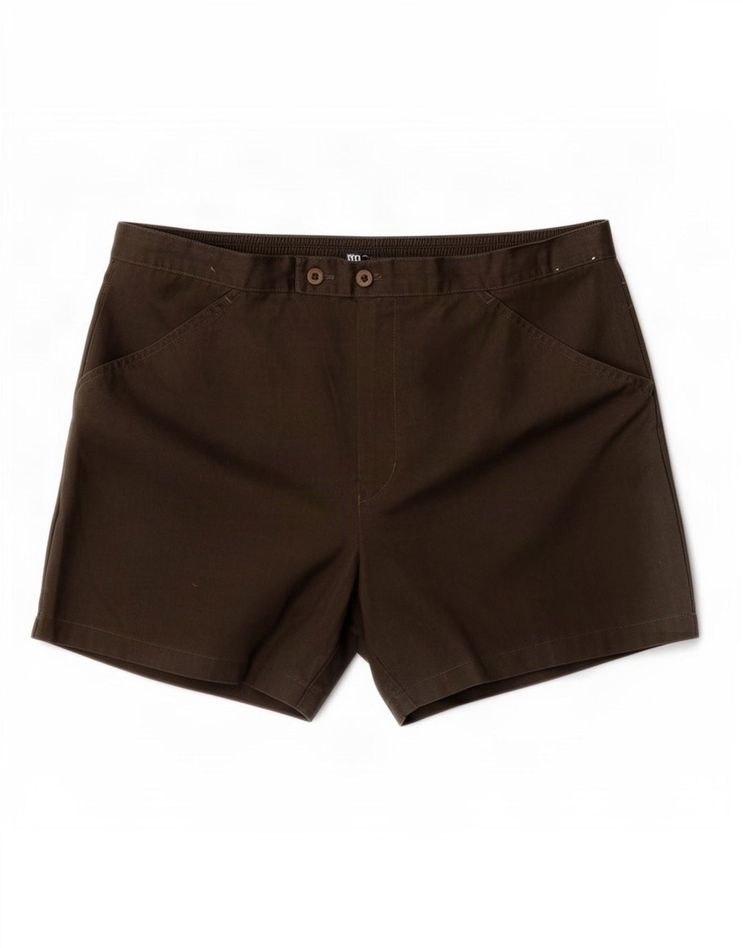 Shorts casuais masculinos Leader W34 grande poliéster cáqui