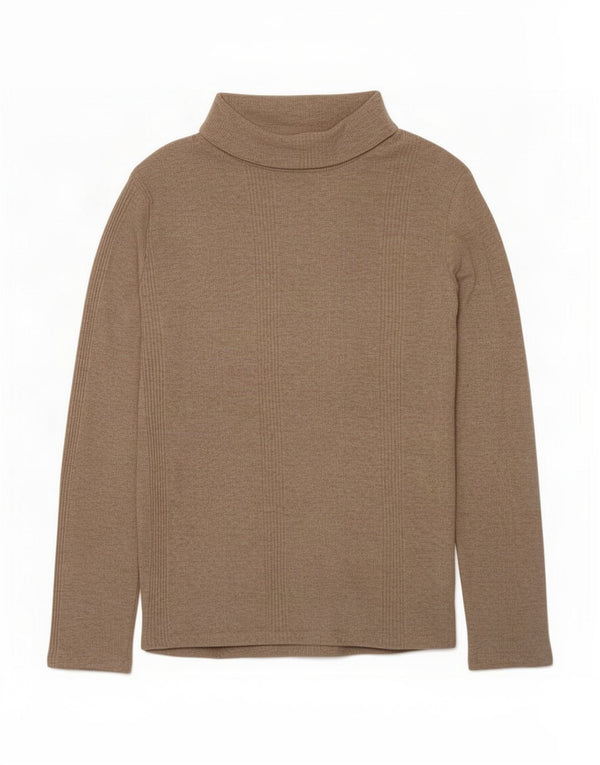 Blusa regular feminina Marks & Spencer Reino Unido 14 algodão bege médio