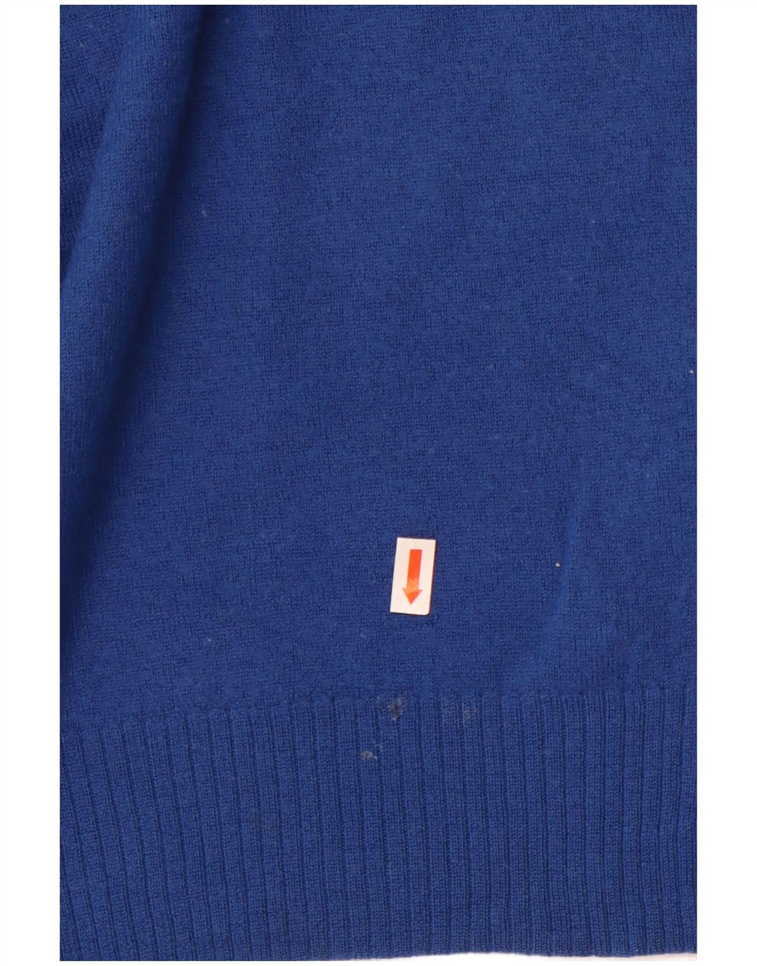 Suéter feminino Marks & Spencer Autograph com decote em V Reino Unido 16 grande azul