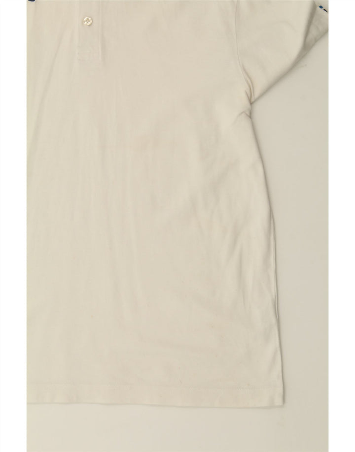 KAPPA Mens Polo Shirt XL White Cotton Vintage Kappa and Second-Hand Kappa from Messina Hembry 
