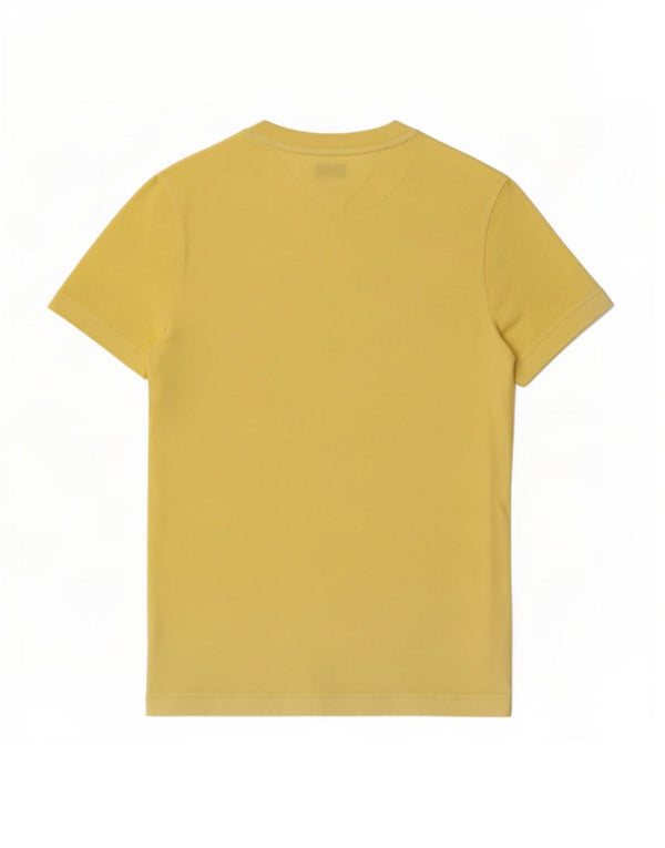 Tommy Hilfiger Mens Slim Fit Camiseta Top Pequeno Amarelo