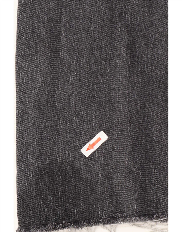 Calça jeans feminina Levi's Wedgie Straight W31 L26 algodão cinza